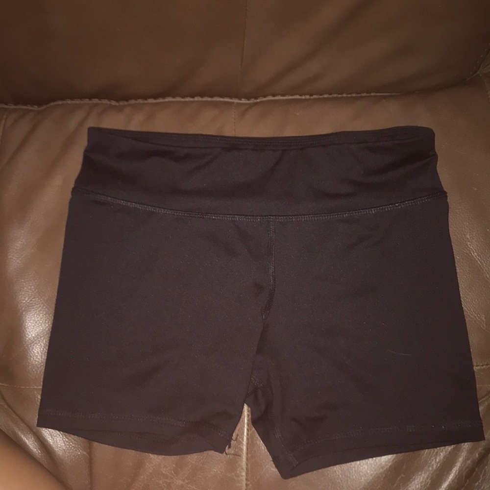 Athletic/dry fit  material black shorts